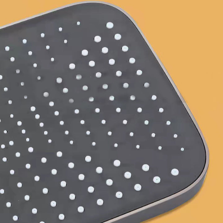 Lisslune | Modern adjustable swivel shower head metal shower fixture on the wall