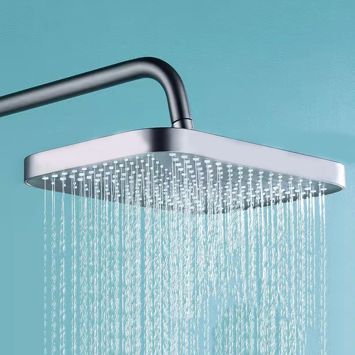 Lisslune | Modern adjustable swivel shower head metal shower fixture on the wall