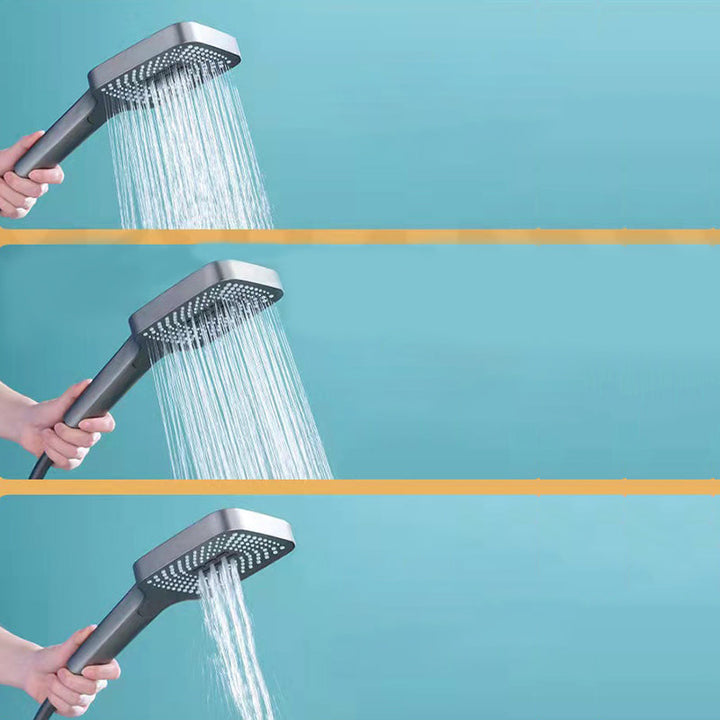 Lisslune | Modern adjustable swivel shower head metal shower fixture on the wall