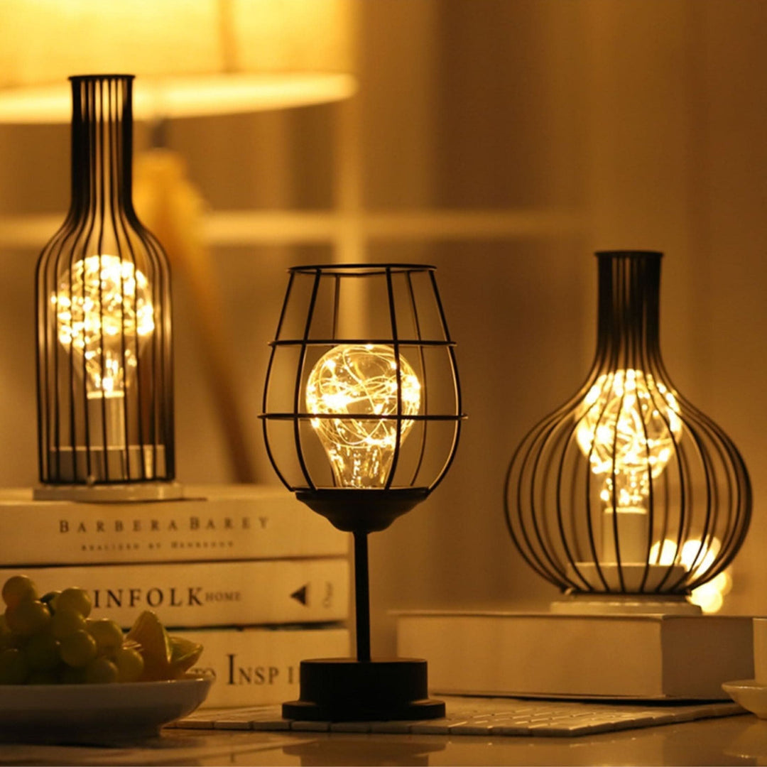 Lisslune | Modern Black Table Lamp with Fabric Shade 45cm