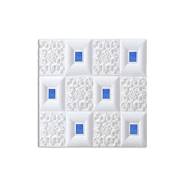 Lisslune | Wall Ceiling Glam Peel and Stick Waterproof Synthetic Brick Living Room Wall Panel (10-Pack)