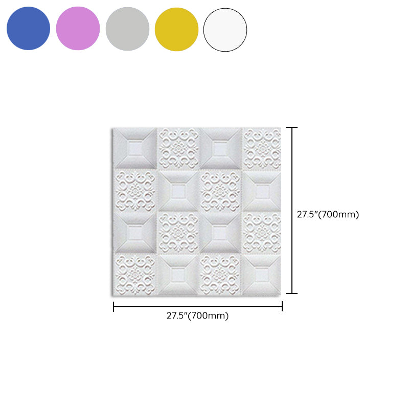 Lisslune | Wall Ceiling Glam Peel and Stick Waterproof Synthetic Brick Living Room Wall Panel (10-Pack)