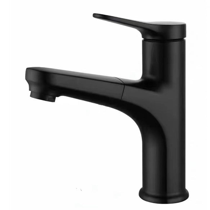 Lisslune | Modern Style Extendable Ship Faucet Copper Single Handle Basin Faucet for the Bathroom