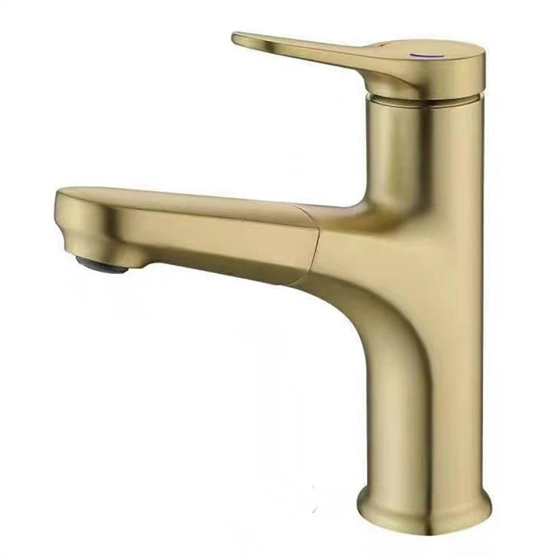 Lisslune | Modern Style Extendable Ship Faucet Copper Single Handle Basin Faucet for the Bathroom