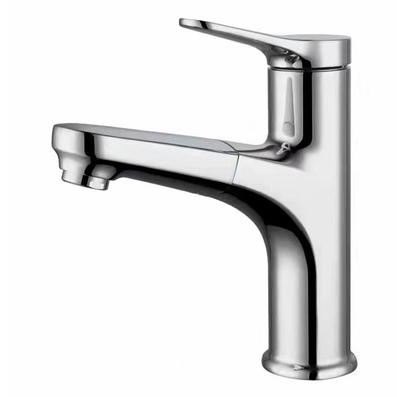 Lisslune | Modern Style Extendable Ship Faucet Copper Single Handle Basin Faucet for the Bathroom