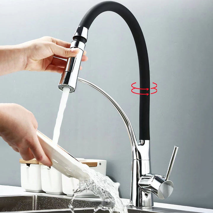 Lisslune | Modern 1-Hand Faucets Copper Touchless with Water Dispenser Standard Kitchen Faucet