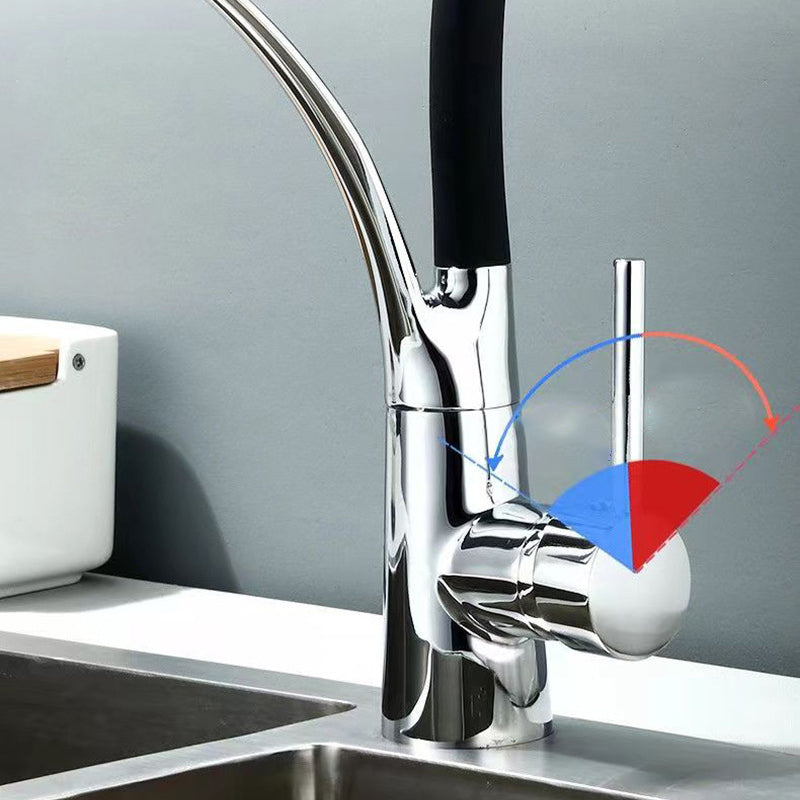 Lisslune | Modern 1-Hand Faucets Copper Touchless with Water Dispenser Standard Kitchen Faucet
