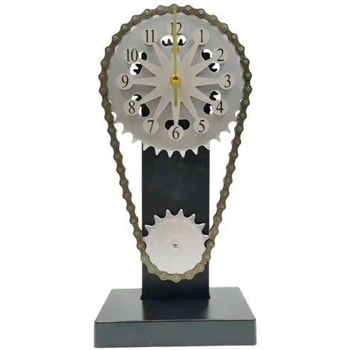 Lisslune | Watch chain with movement - Silent rotating table clock