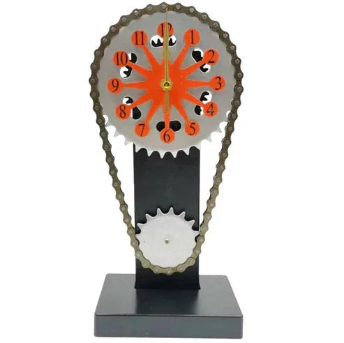 Lisslune | Watch chain with movement - Silent rotating table clock