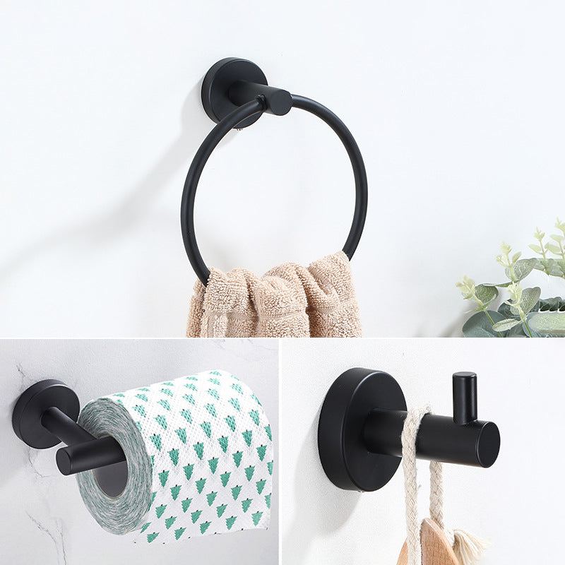 Lisslune | Stainless Steel Bathroom Set 3-piece Modern Style Simple Bathroom Accessory Set