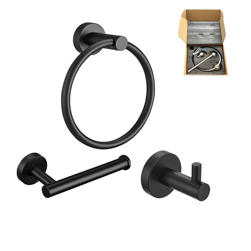 Lisslune | Stainless Steel Bathroom Set 3-piece Modern Style Simple Bathroom Accessory Set