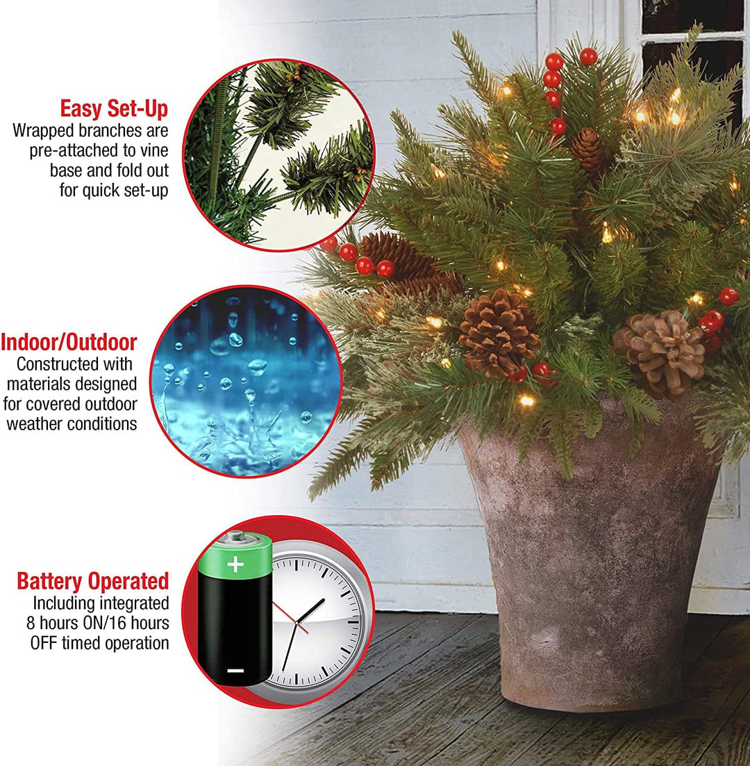Lisslune | Pre-Lit Artificial Christmas Tree