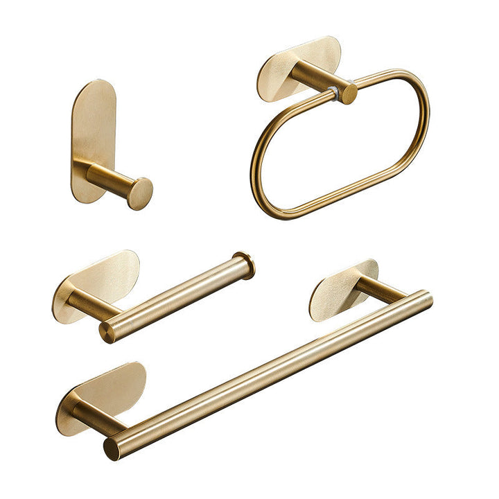 Lisslune | Modern Simple Metal Bathroom Accessories as Single Item or in Set in Gold