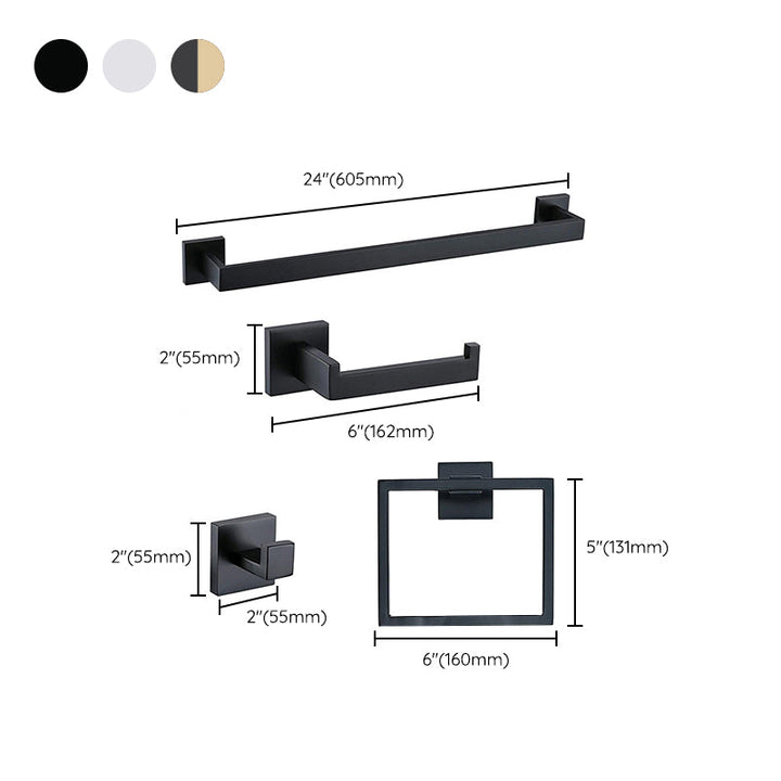 Lisslune | Stainless Steel Bathroom Accessories as Single Piece or in Set Modern Bathroom Hardware