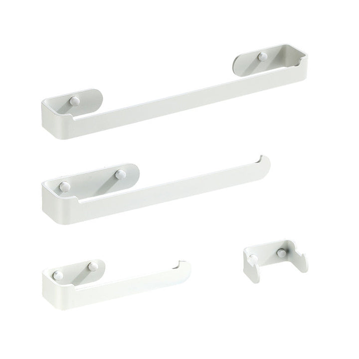 Lisslune | Aluminum Alloy Bathroom Set 4-piece Modern Style Bathroom Hardware Set