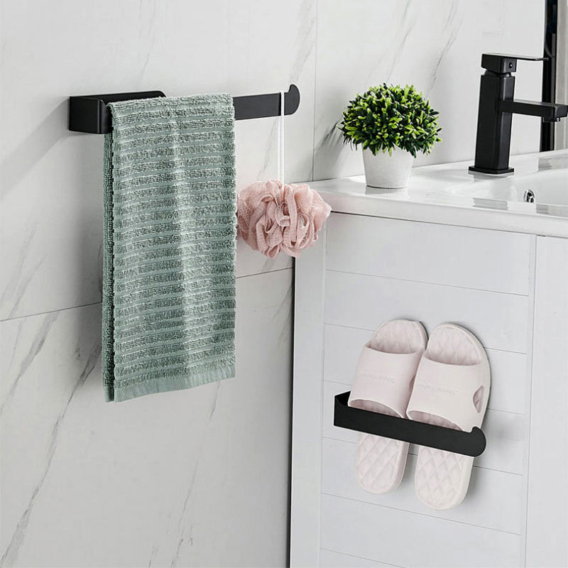 Lisslune | Aluminum Alloy Bathroom Set 4-piece Modern Style Bathroom Hardware Set