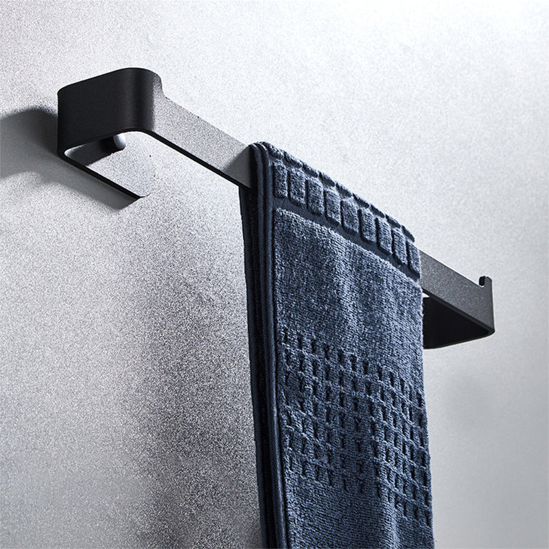 Lisslune | Aluminum Alloy Bathroom Set 4-piece Modern Style Bathroom Hardware Set