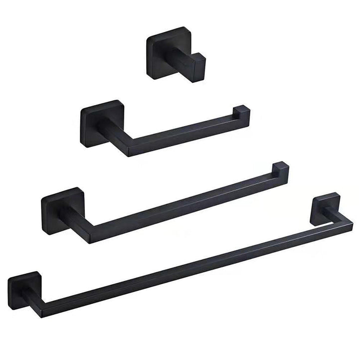 Lisslune | Stainless Steel Bathroom Fittings Modern Style Simple Bathroom Fitting Set