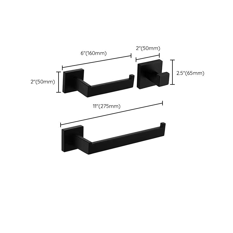 Lisslune | Stainless Steel Bathroom Fittings Modern Style Simple Bathroom Fitting Set