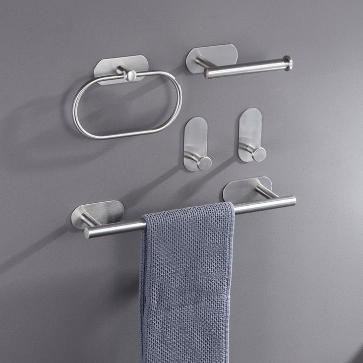 Lisslune | Metal Bathroom Set 4-piece Modern Style Bathroom Fixture Set