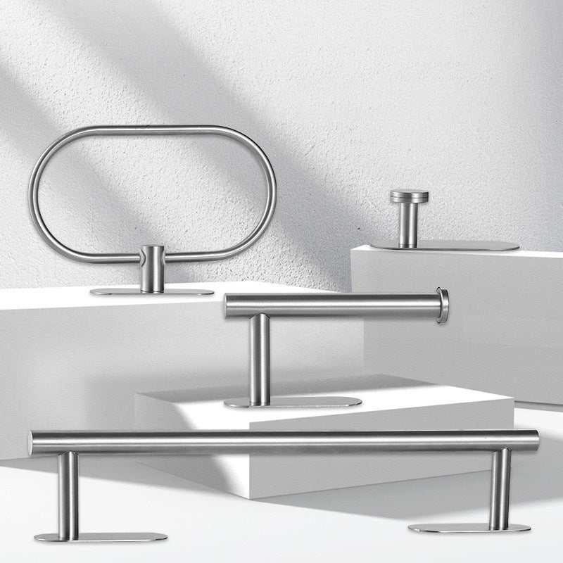 Lisslune | Metal Bathroom Set 4-piece Modern Style Bathroom Fixture Set