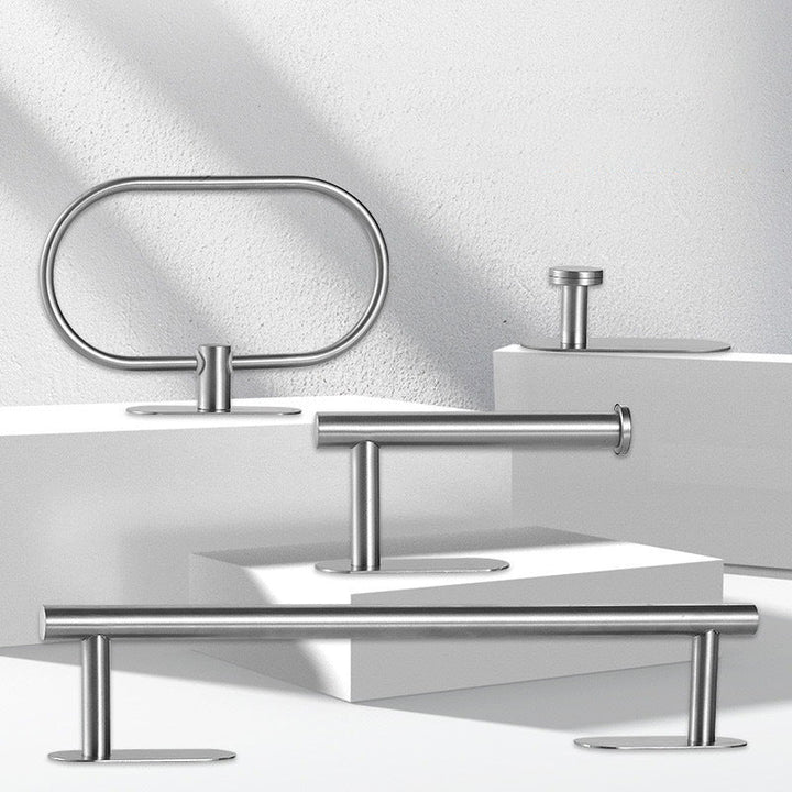 Lisslune | Metal Bathroom Set 4-piece Modern Style Bathroom Fixture Set