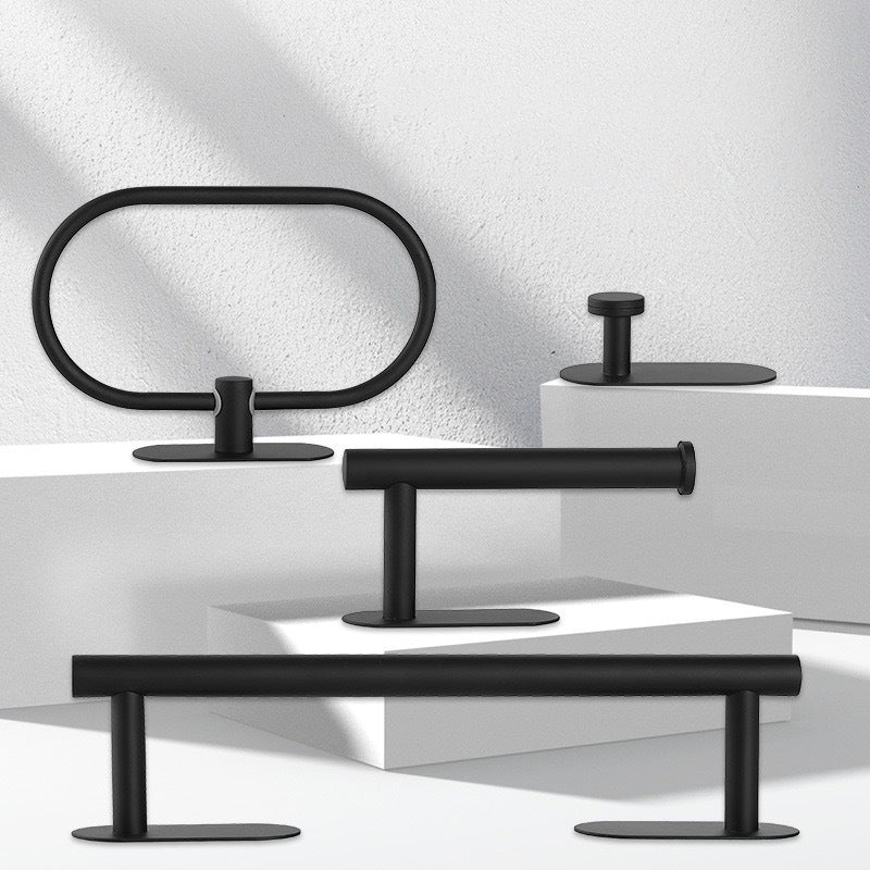 Lisslune | Metal Bathroom Set 4-piece Modern Style Bathroom Fixture Set
