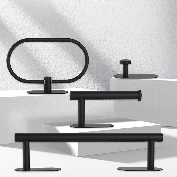 Lisslune | Metal Bathroom Set 4-piece Modern Style Bathroom Fixture Set
