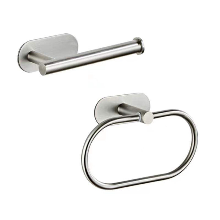 Lisslune | Metal Bathroom Set 4-piece Modern Style Bathroom Fixture Set
