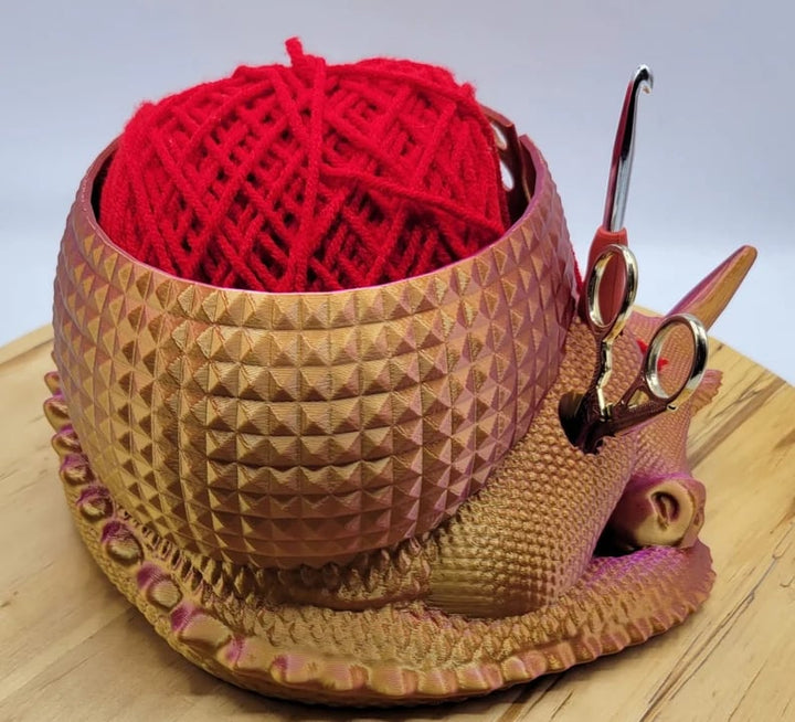 Lisslune | Large Fantasy Dragon and Egg Fantasy Bowl Knitting or Crochet Bowl