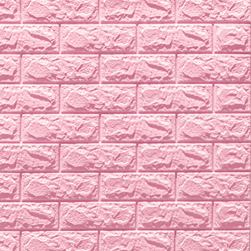 Lisslune | 3D Synthetic-Brick Wall Panel Peel and Press Foam Living Room Waterproof Wall Ceiling
