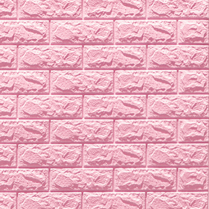 Lisslune | 3D Synthetic-Brick Wall Panel Peel and Press Foam Living Room Waterproof Wall Ceiling
