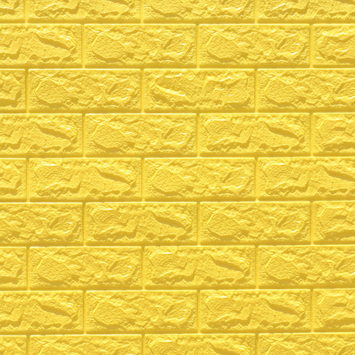 Lisslune | 3D Synthetic-Brick Wall Panel Peel and Press Foam Living Room Waterproof Wall Ceiling
