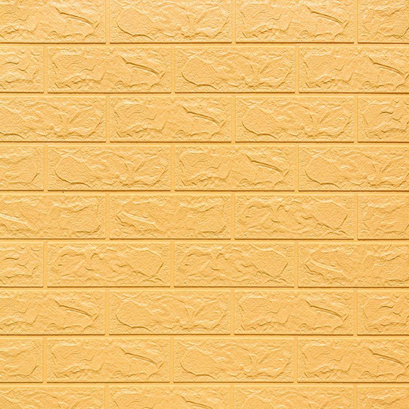 Lisslune | 3D Synthetic-Brick Wall Panel Peel and Press Foam Living Room Waterproof Wall Ceiling