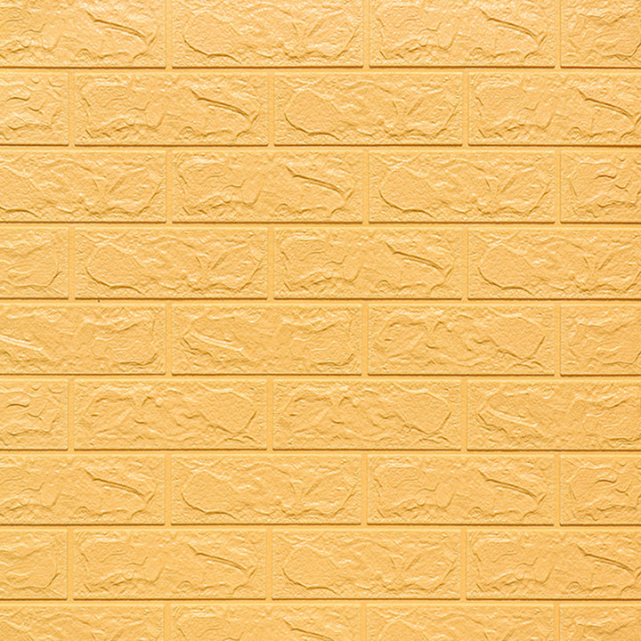 Lisslune | 3D Synthetic-Brick Wall Panel Peel and Press Foam Living Room Waterproof Wall Ceiling