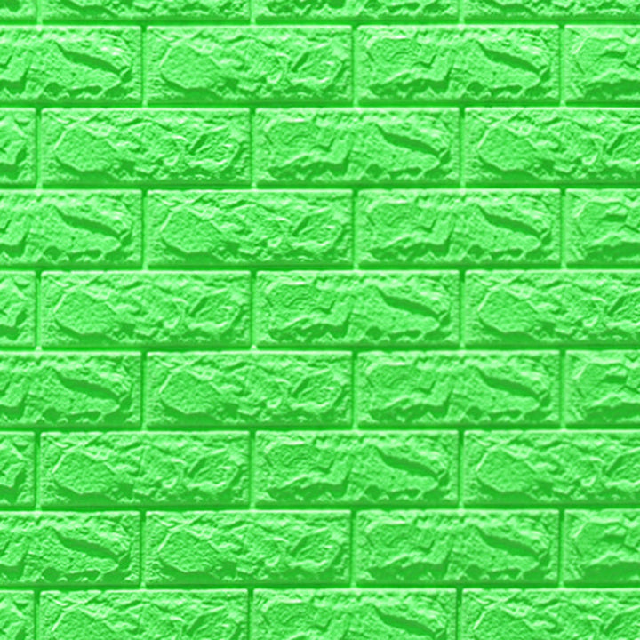 Lisslune | 3D Synthetic-Brick Wall Panel Peel and Press Foam Living Room Waterproof Wall Ceiling