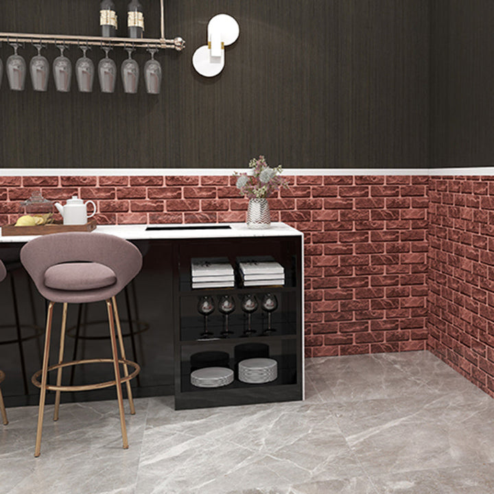 Lisslune | Industrial Antique Wall Panel, Self-Adhesive, Waterproof Wall Ceiling for the Living Room