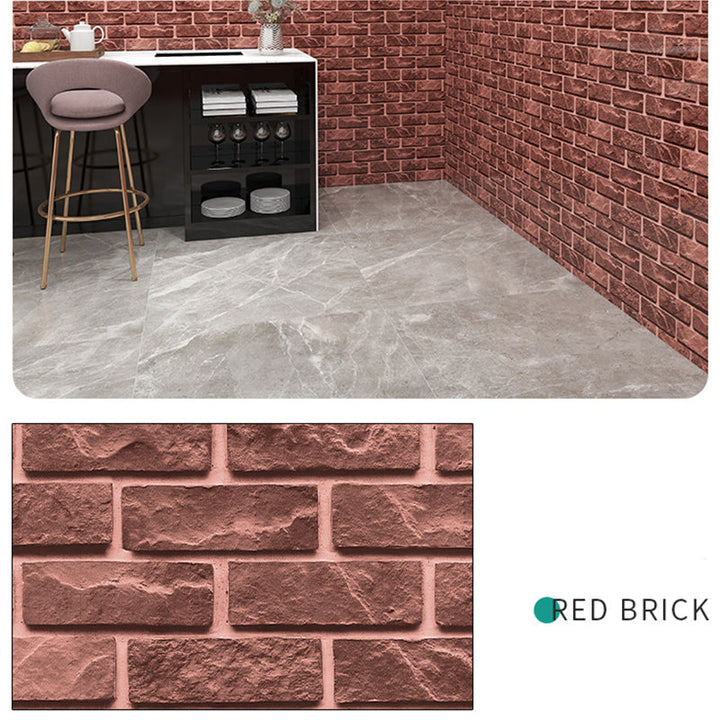 Lisslune | Industrial Antique Wall Panel, Self-Adhesive, Waterproof Wall Ceiling for the Living Room