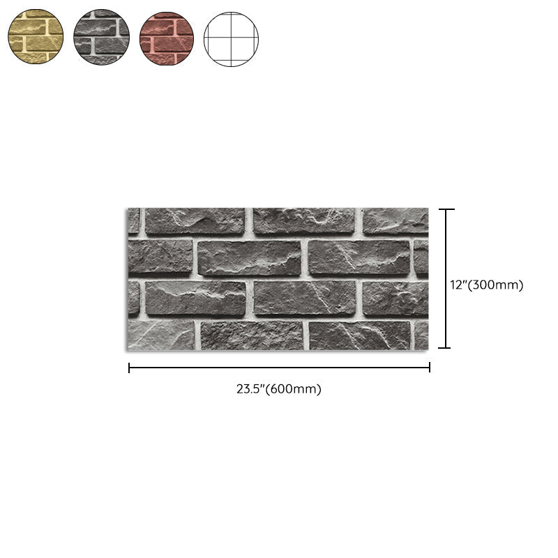 Lisslune | Industrial Antique Wall Panel, Self-Adhesive, Waterproof Wall Ceiling for the Living Room