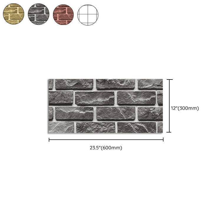 Lisslune | Industrial Antique Wall Panel, Self-Adhesive, Waterproof Wall Ceiling for the Living Room