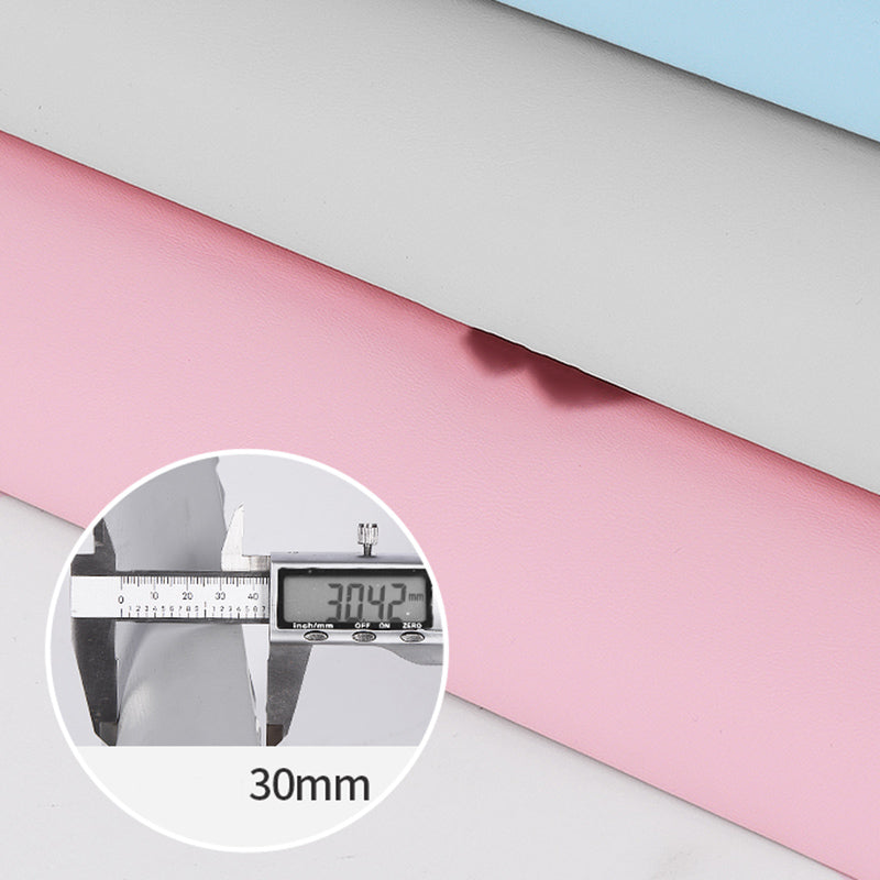 Lisslune | Padded Wall Panel Solid Color PU Leather Waterproof Wall Panel for Children's Room