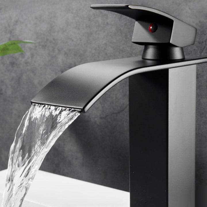 Lisslune | Vessel Sink Faucets Single Lever Mixer Modern Faucets for the Bathroom