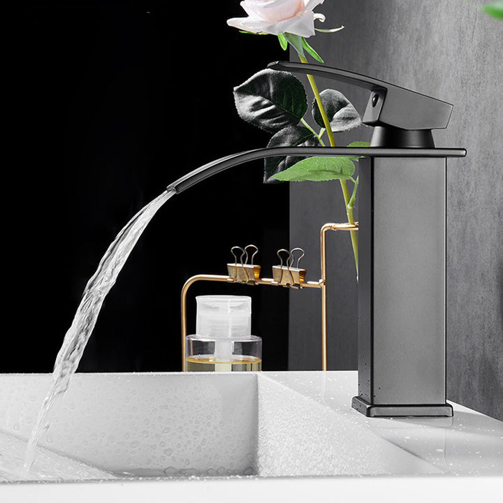 Lisslune | Vessel Sink Faucets Single Lever Mixer Modern Faucets for the Bathroom