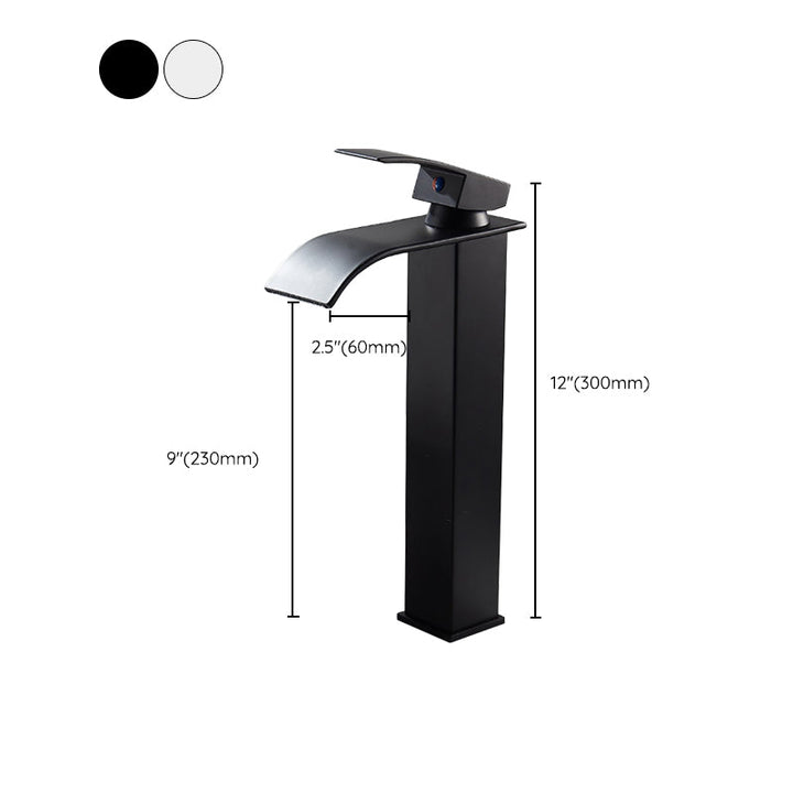 Lisslune | Vessel Sink Faucets Single Lever Mixer Modern Faucets for the Bathroom