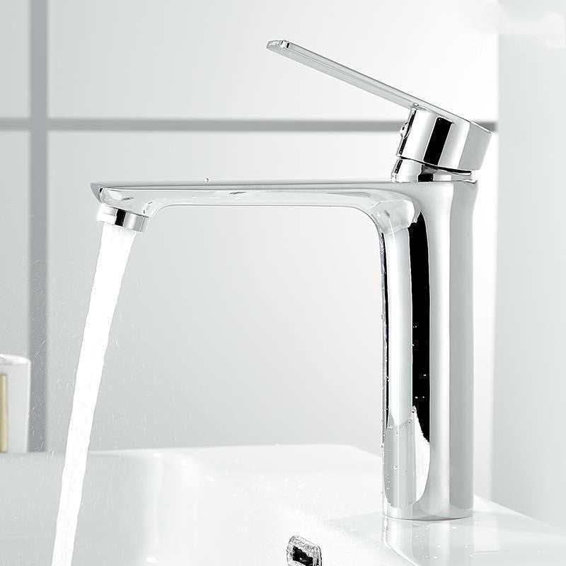 Lisslune | Glam Vessel Sink Faucet Brass Lever Handles with Water Hose Sink Fixture