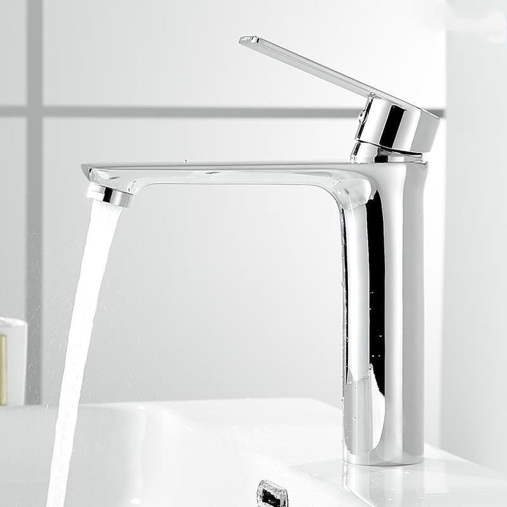 Lisslune | Glam Vessel Sink Faucet Brass Lever Handles with Water Hose Sink Fixture