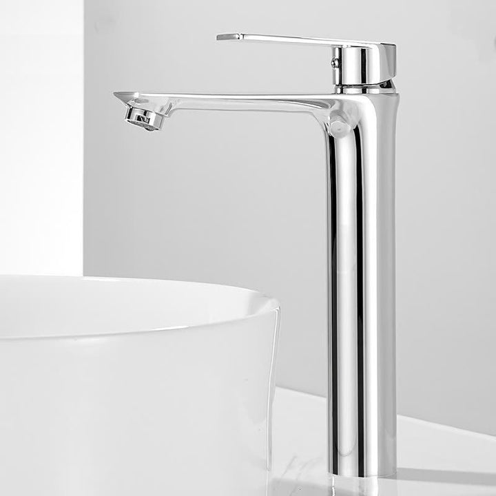 Lisslune | Glam Vessel Sink Faucet Brass Lever Handles with Water Hose Sink Fixture