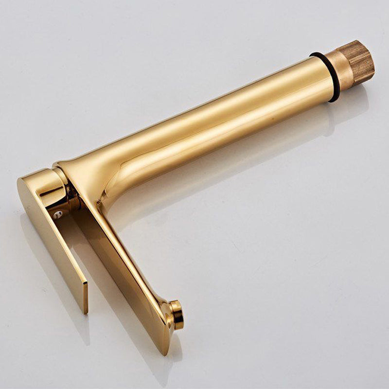 Lisslune | Glam Vessel Sink Faucet Brass Lever Handles with Water Hose Sink Fixture