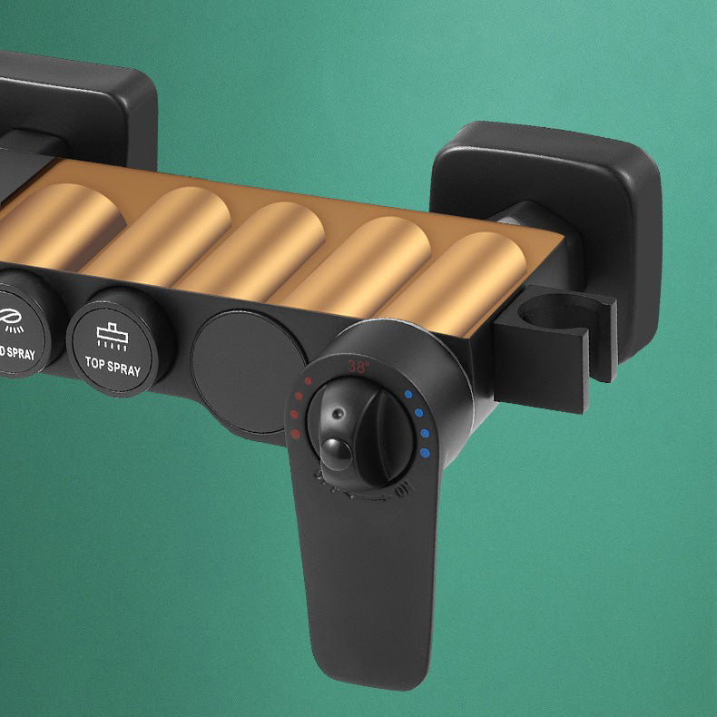 Lisslune | Modern adjustable water flow shower faucet shower hose shower system on the wall