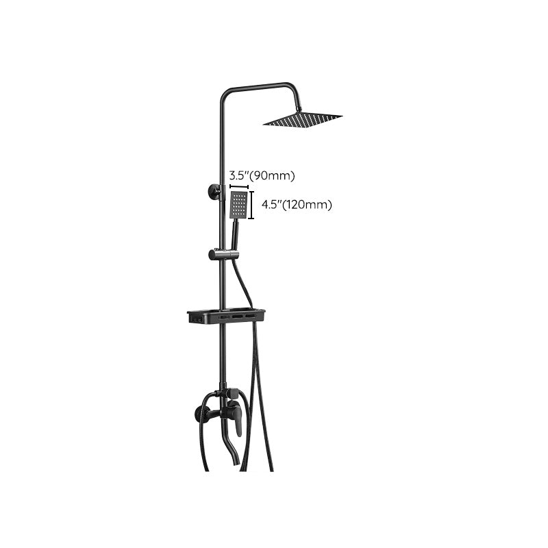Lisslune | Modern adjustable water flow shower faucet shower hose shower system on the wall
